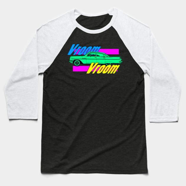 Vroom Vroom Baseball T-Shirt by JimT